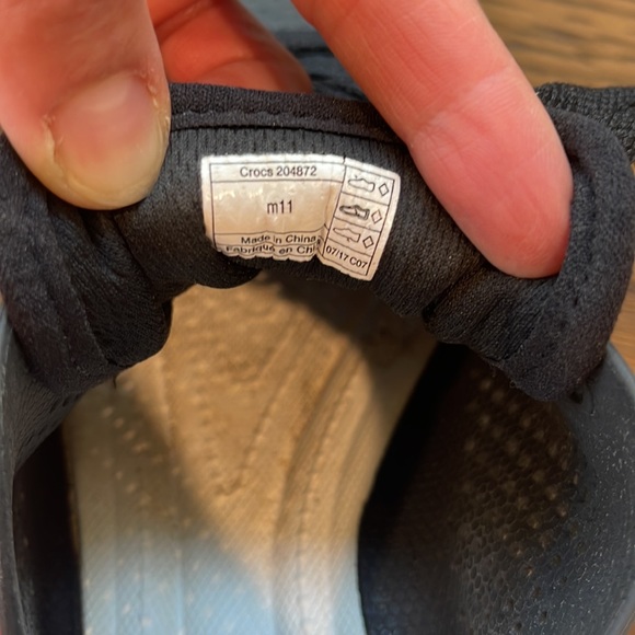 Crocs Shoes Men Navy Blue Citilane Roka Court Casual Low Top Size 11 - Picture 3 of 4